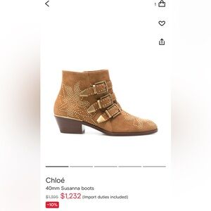 CHLOE SUSANNA ANKLE BOOT